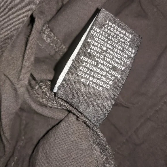 Sanctuary Rebel Cargo Ankle Mid Rise Relaxed Fit Pants CP0694NTO | 25 | Obsedian - Picture 8 of 14